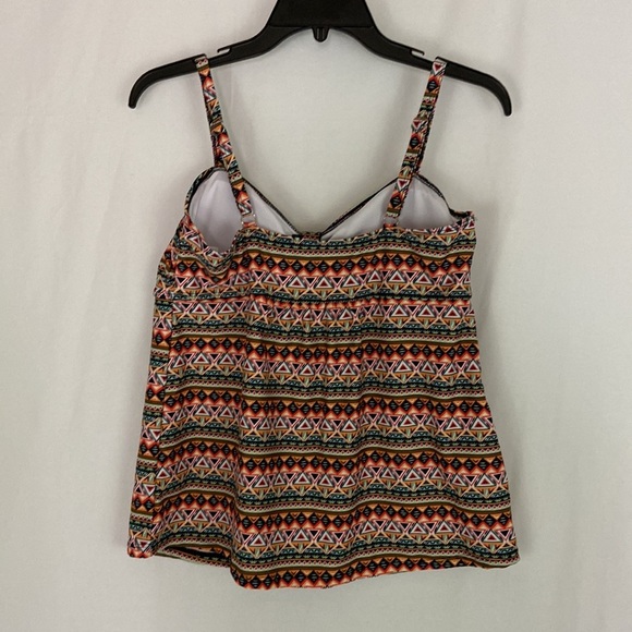 Gabrielle-Aug Multi Color Tankini Size Large - Picture 2 of 9